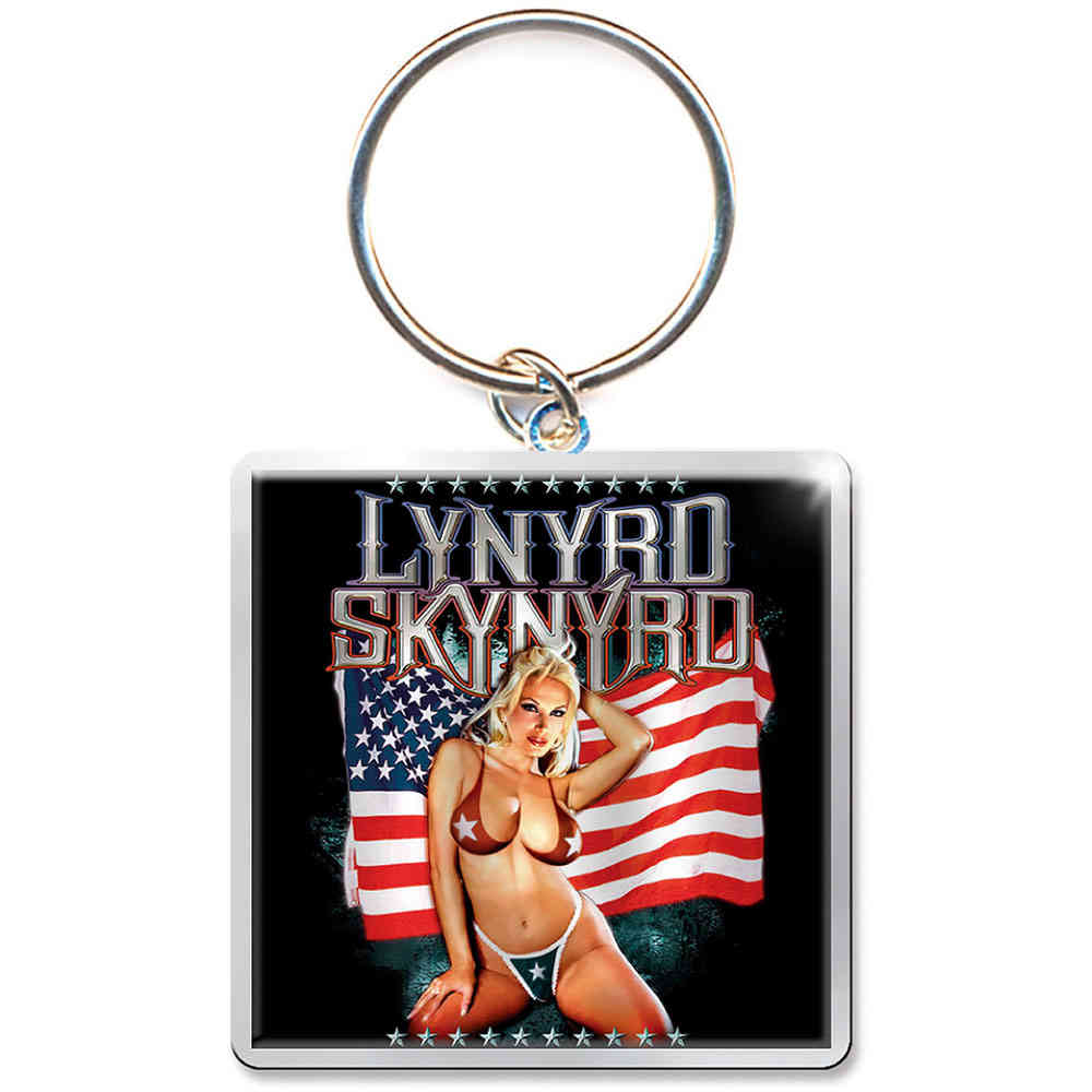 Lynyrd Skynyrd - American Flag Sleutelhanger - Multicolours